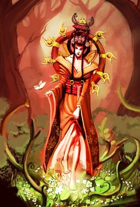 Японская богиня солнца аматэрасу