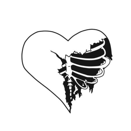 Сердце эскиз