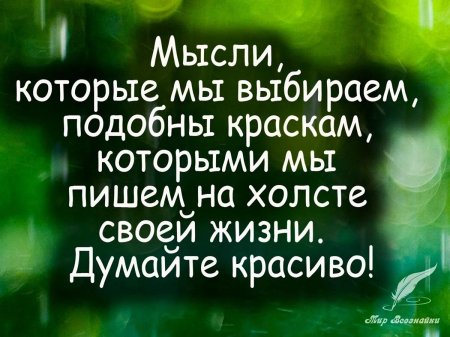 Мудрые мысли и высказывания