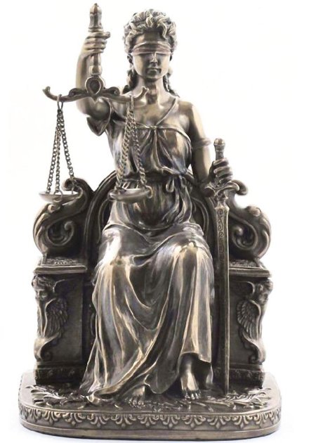 Статуэтка фемида богиня правосудия