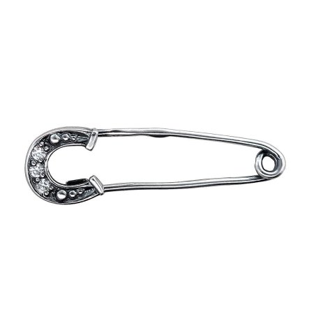 Булавка чернение серебро