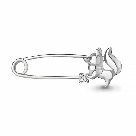 Aquamarine булавка серебро 925