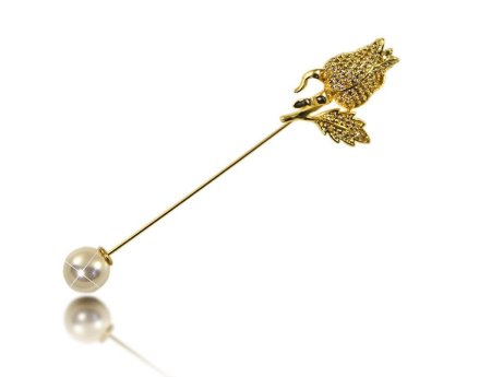 Брошь булавка цветок