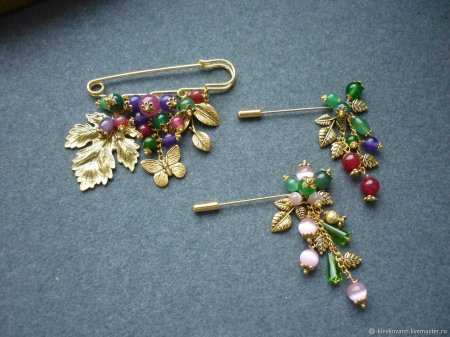 Брошь булавка