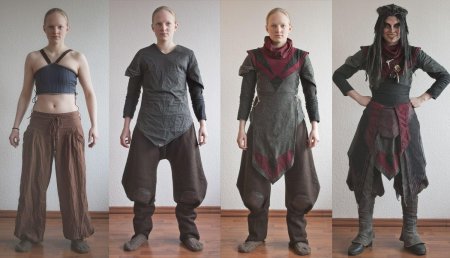 Средневековая одежда мужская