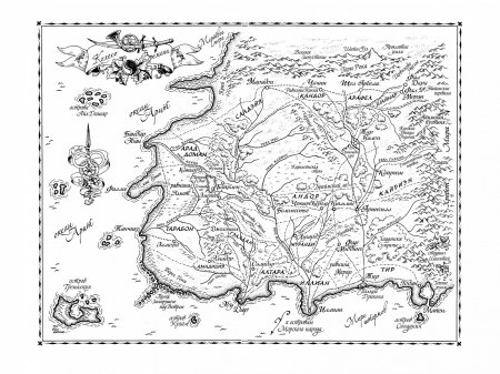 Роберт джордан колесо времени карта мира