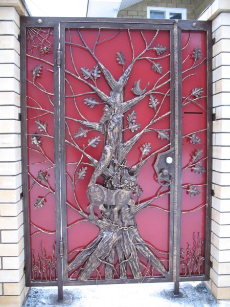 Кованая калитка