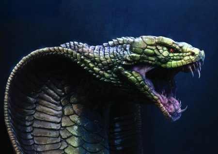 Змея королевская кобра