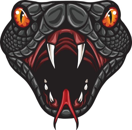 Змея голова