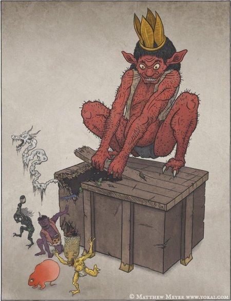 Они существа из японской мифологии