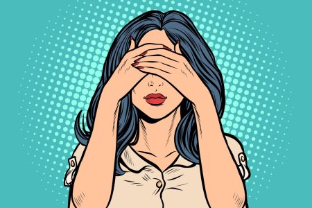 Поп арт девушка