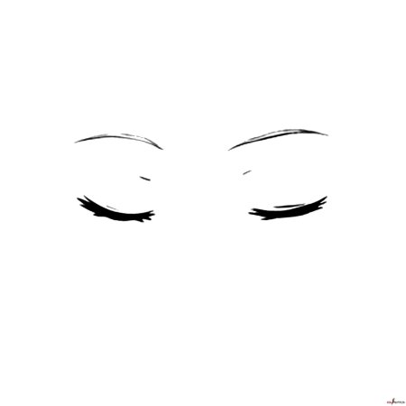 Закрытый глаз аниме