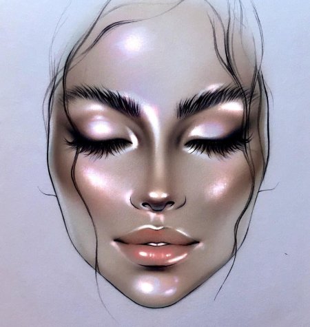 Макияж эскизы