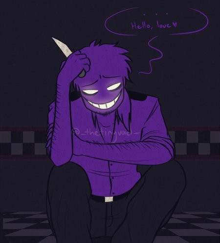 Фиолетовый парень