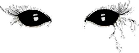 Черные глаза для фотошопа