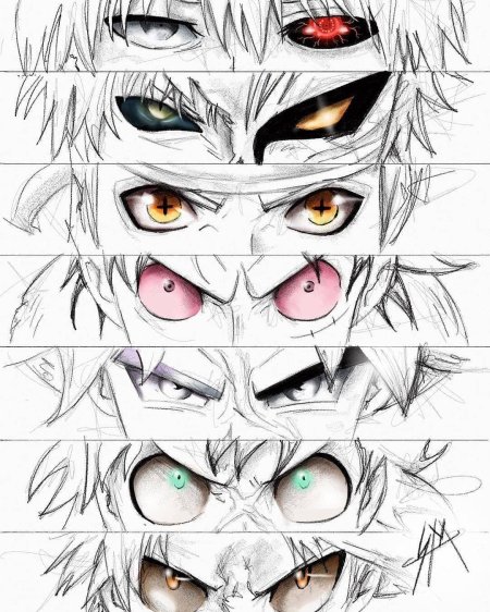 Токийский гуль глаза манга