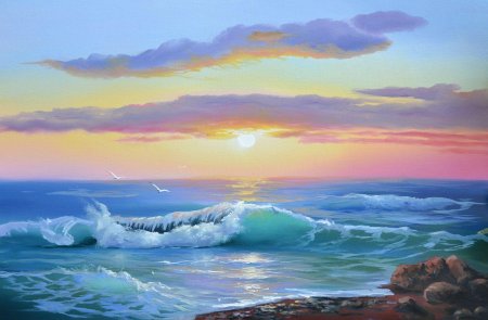 Художник сергей стоев морской прибой