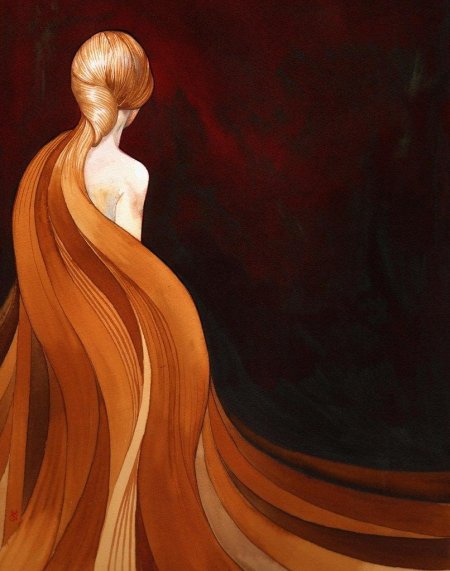 Девушка с золотыми волосами