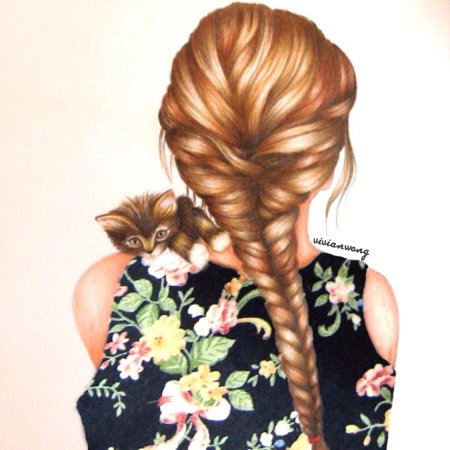 Рисунки девушек