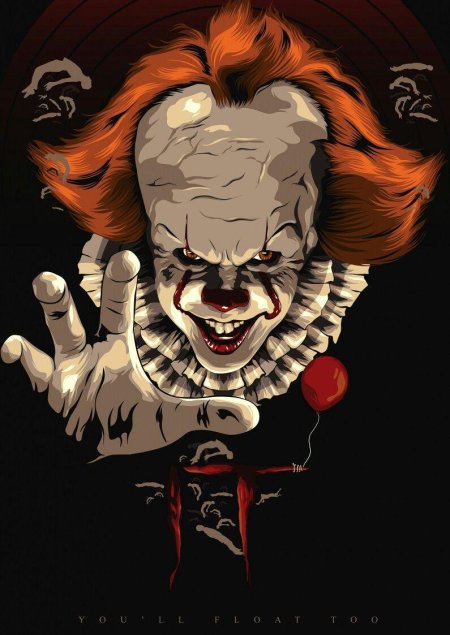 Клоун пеннивайз 2017 арт