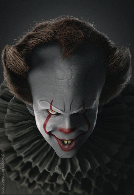 Пеннивайз билл скарсгард оно 2