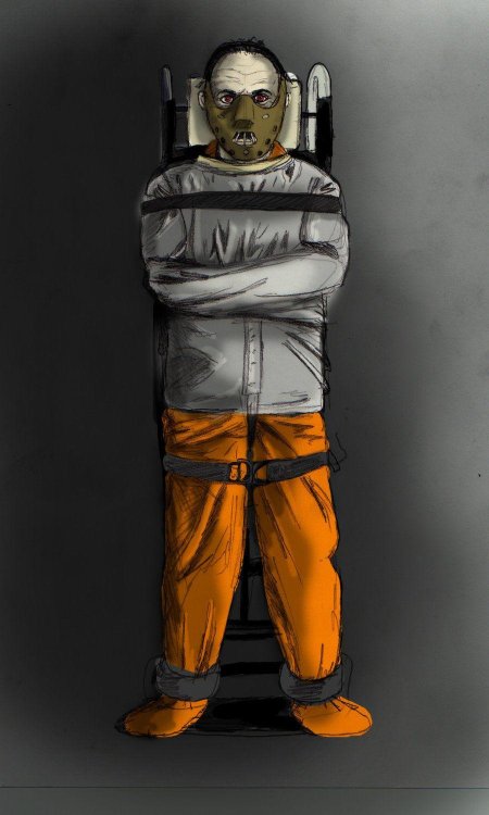 Ганнибал лектор в смирительной рубашке