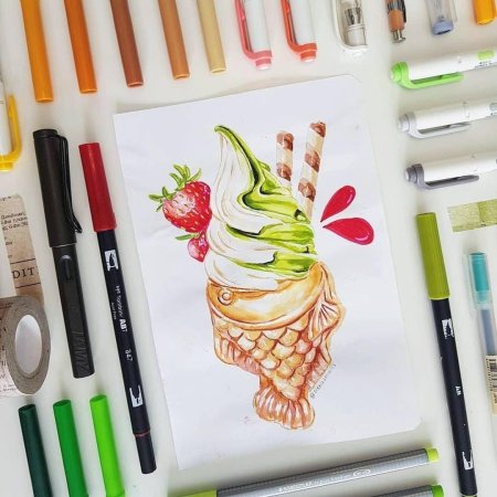 Скетчинг для начинающих маркерами