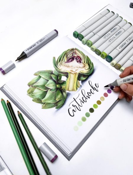 Маркеры для скетчинга мазари линдо