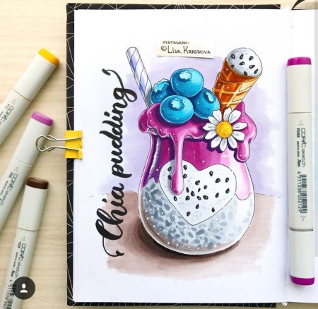 Рисунки маркерами лиза краснова для скетчбука