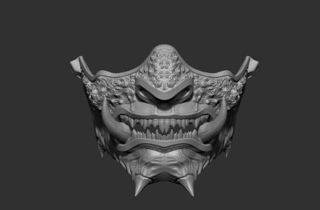 Японская маска самурая