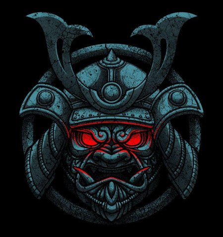 Маска самурая демона