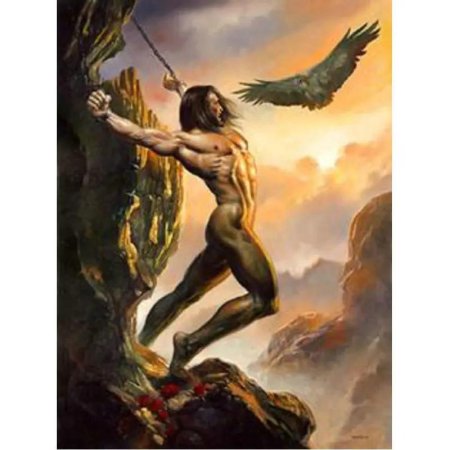 Прометей прикованный к скале