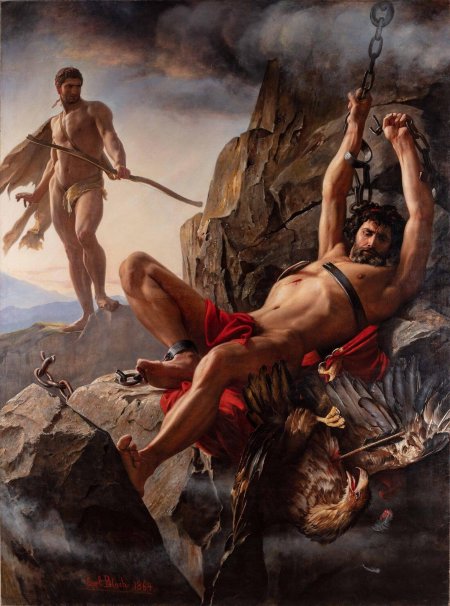 Геракл освобождает прометея