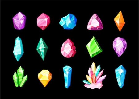 Драгоценные камни вектор