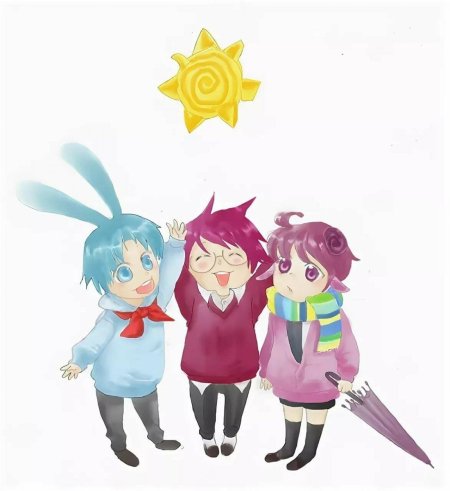 Смешарики крош и ежик аниме