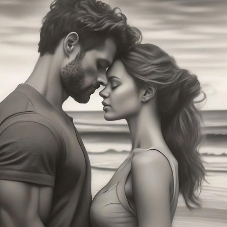 Мужчина и женщина рисунок