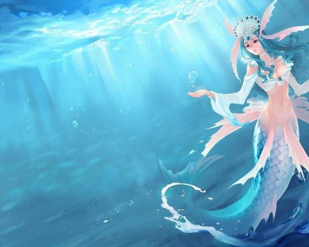 Аниме русалка