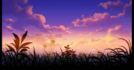 Пейзаж аниме