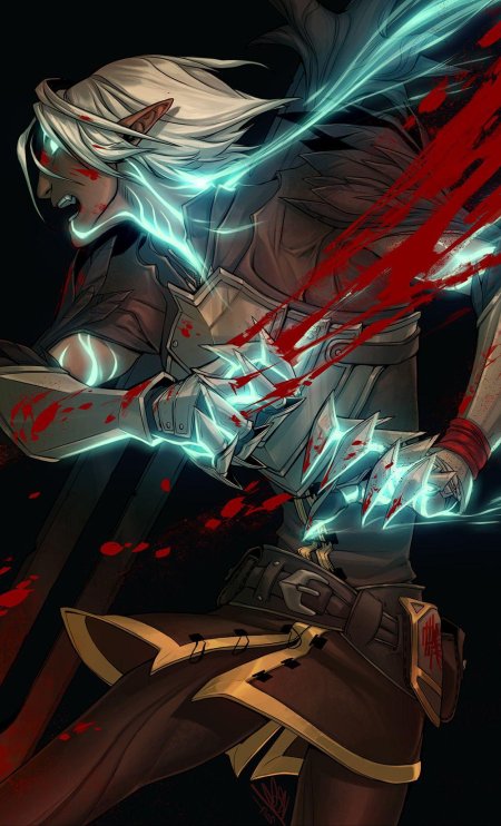 Dragon age фенрис арт