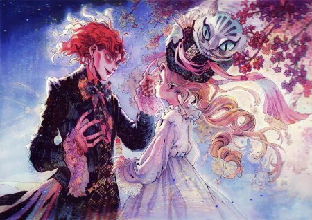 Алиса в стране чудес алиса и шляпник арт