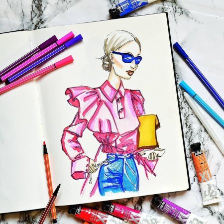 Фэшн иллюстрации