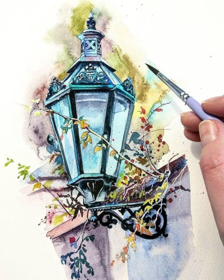 Акварельная иллюстрация