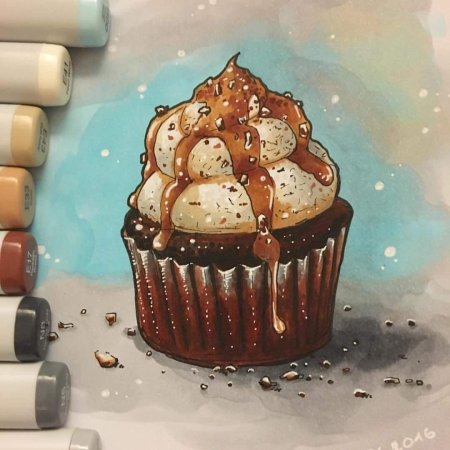 Рисунки маркерами для скетчинга безумно красивые