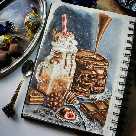 Сладости для скетчбука