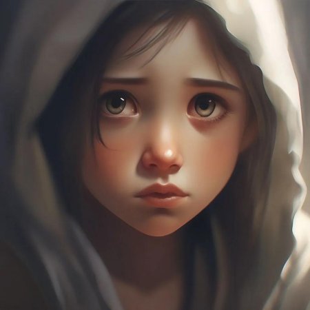 Девочка с грустными глазами