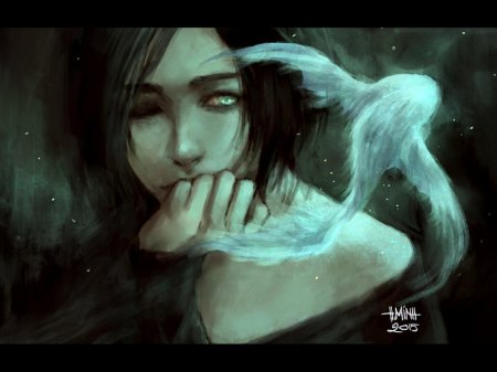 Девушка арт