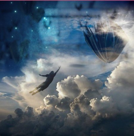 Человек летает во сне