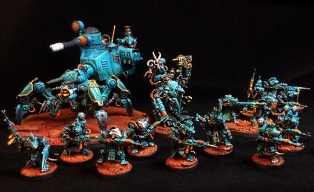 Вархаммер тау миниатюры покрас