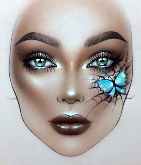 Макияж рисунки