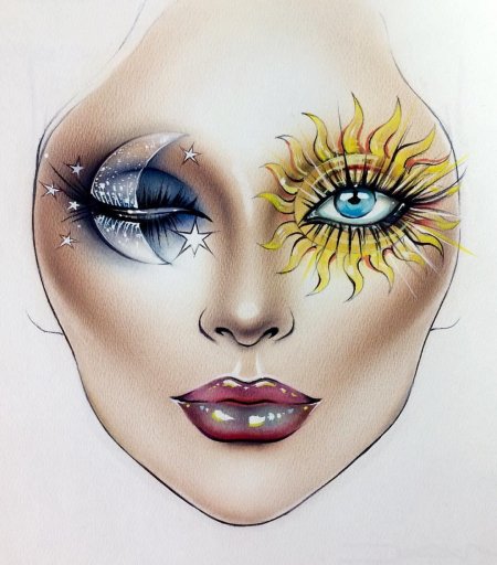 Макияж рисунки